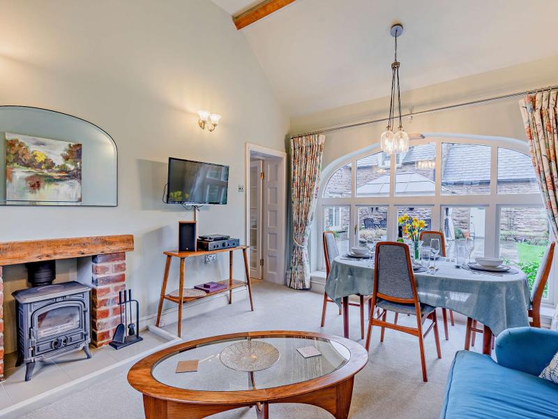 Living Room with Wood Burner